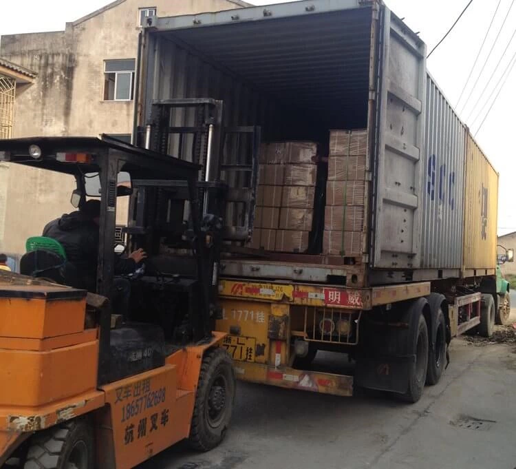 Shipping information of the company